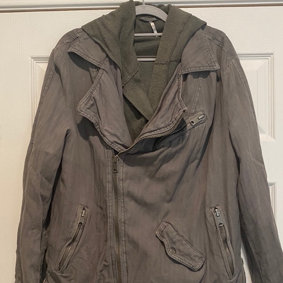 Women’s FREE PEOPLE Hooded Lined Jacket Sz. Small - Picture 1 of 6